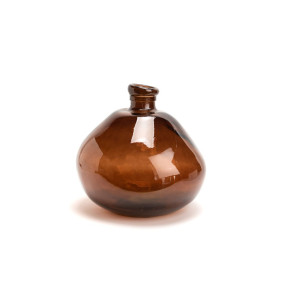 2023 - Vase verre coloris cuivre 