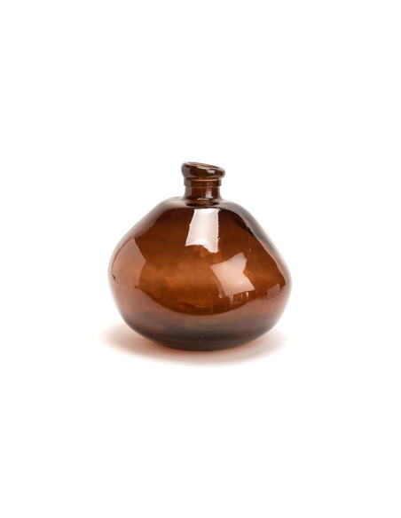 2023 - Vase verre coloris cuivre 