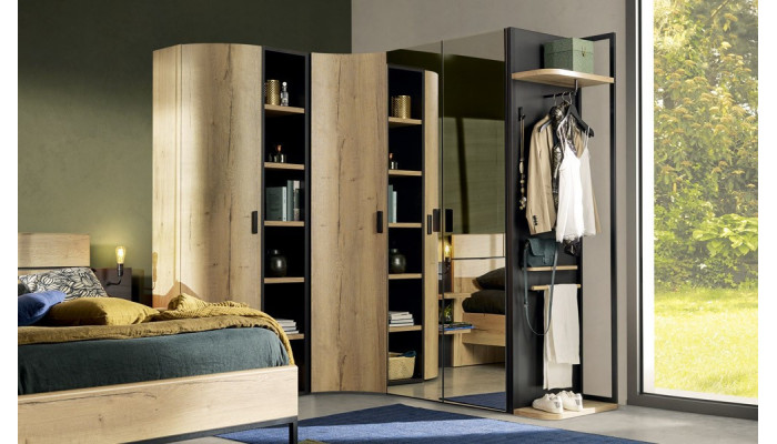 EIFFEL - Armoire dressing d'angle  