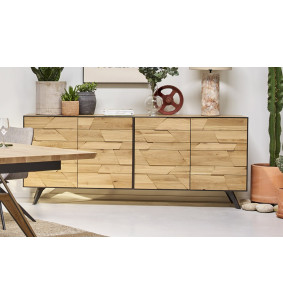 CAPLA - Enfilade 4 portes avec option tiroir intérieur  