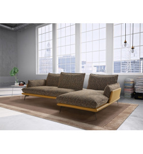 TESTE - Canapé d'angle chaise longue 