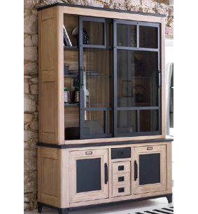 INDUS - Vitrine 2 portes 