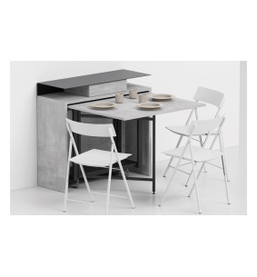 ARCHI - Console extensible et 6 chaises pliables  2