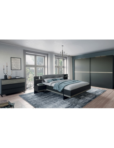NAVERRA - Armoire 2 portes coulissantes  